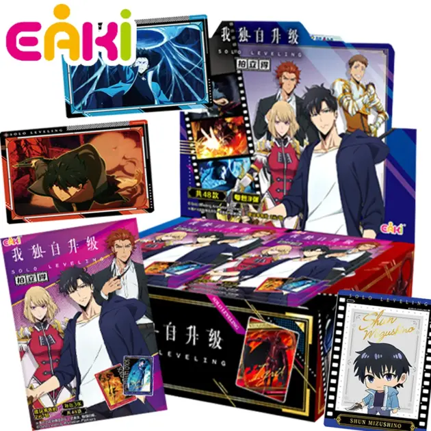 Solo Leveling Polaroid Cards Fantasy Anime Collectibles MR UR SSR