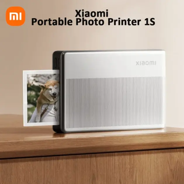 Xiaomi Portable Photo Printer 1S: Bluetooth ZINK Inkless