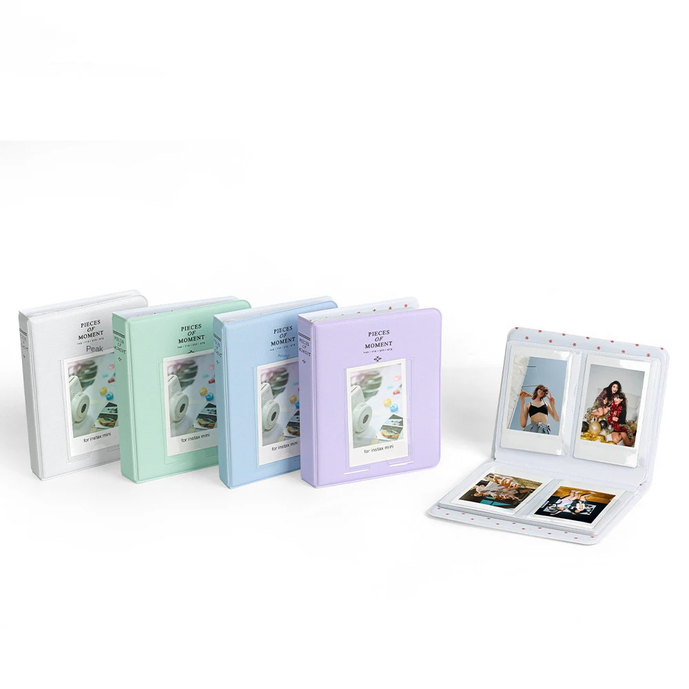 64 Pocket Photo Album for Instax Mini & Polaroid Pictures