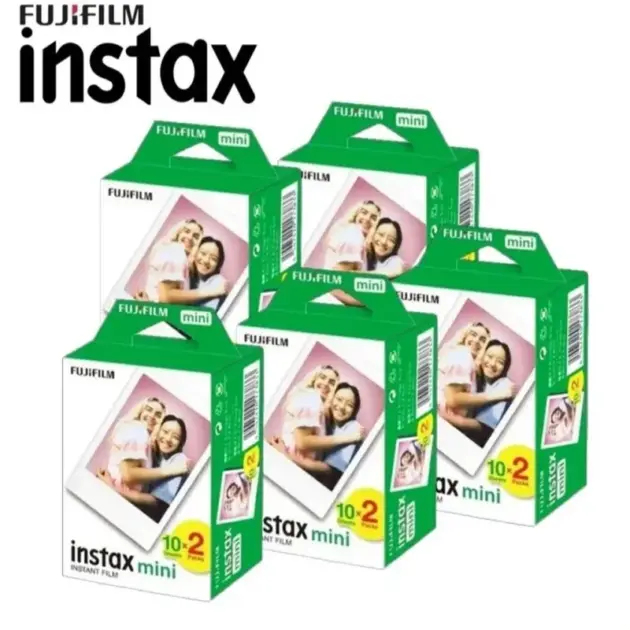 Fujifilm Instax Mini White Film Packs for Mini 12, 11, 9, EVO