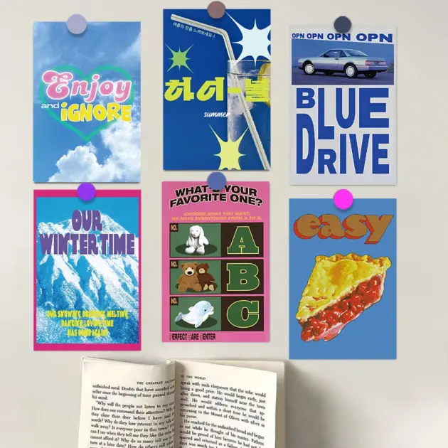 10-Pack Retro Polaroid Style Stickers for Decor & Gifts