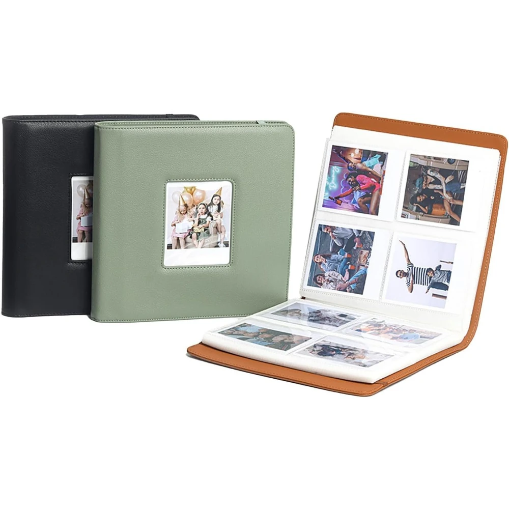 288-Pocket PU Leather Photo Album for Polaroid & Fujifilm Wide - Image 4