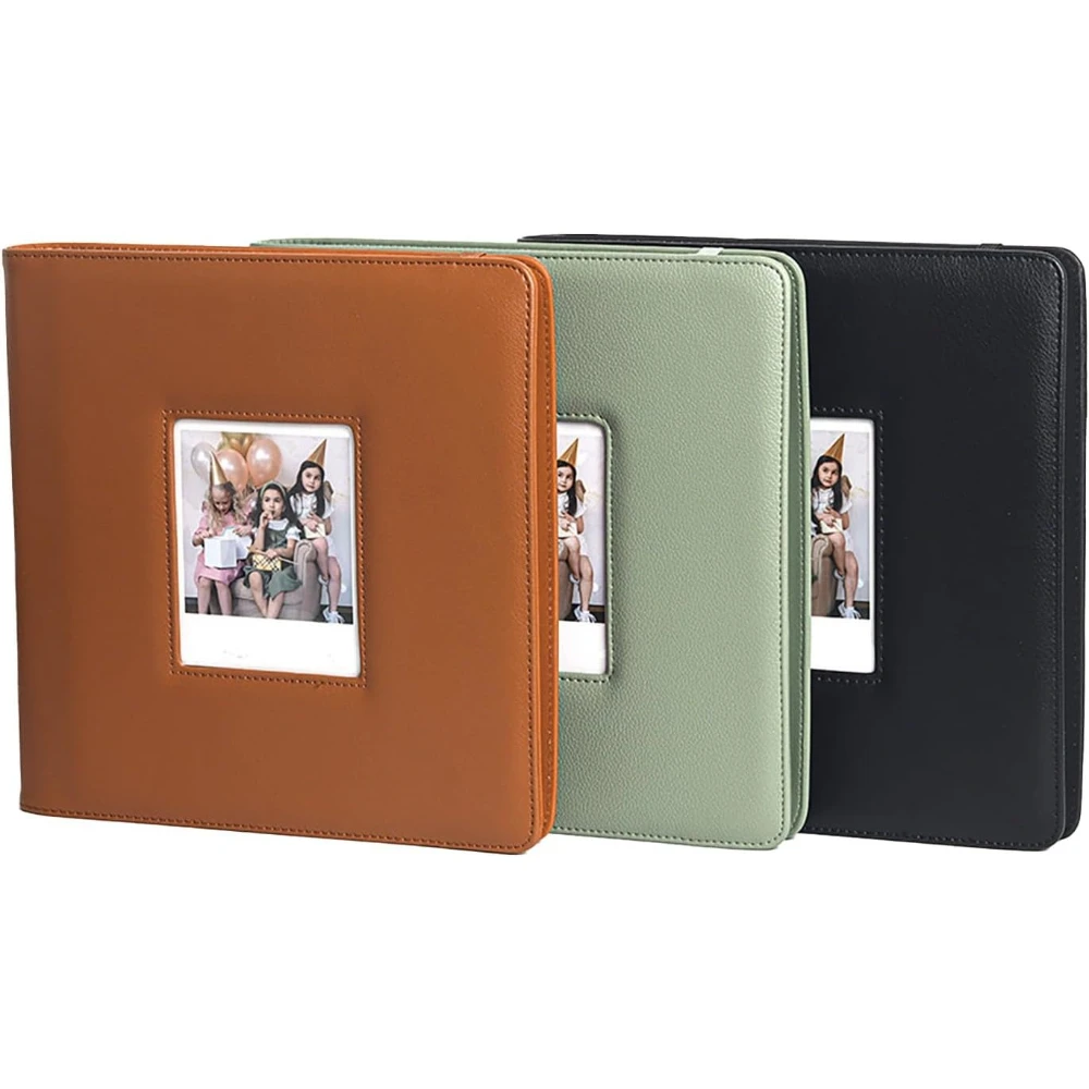 288-Pocket PU Leather Photo Album for Polaroid & Fujifilm Wide - Image 3