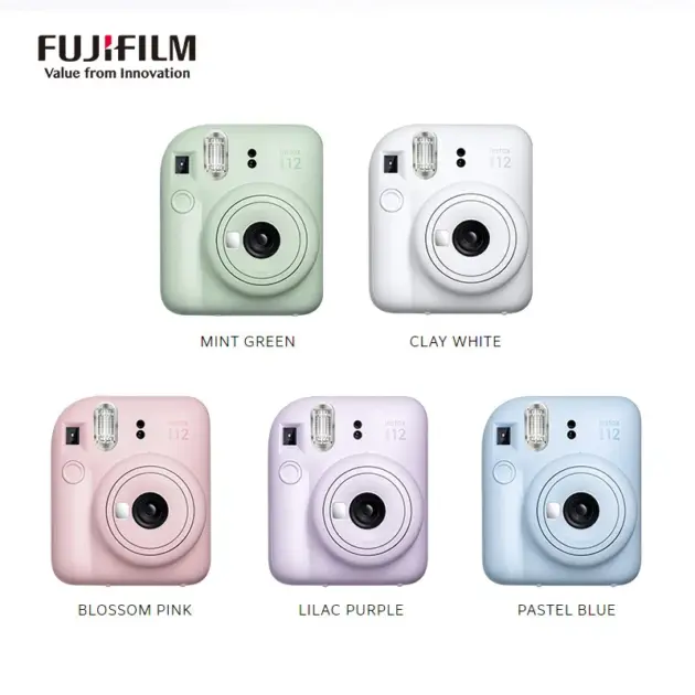 With Camera Bag Set Fujifilm Instant Camera Fujifilm Instax Mini 12 Camera Genuine With Fujifilm Instax Mini Film Photo Paper