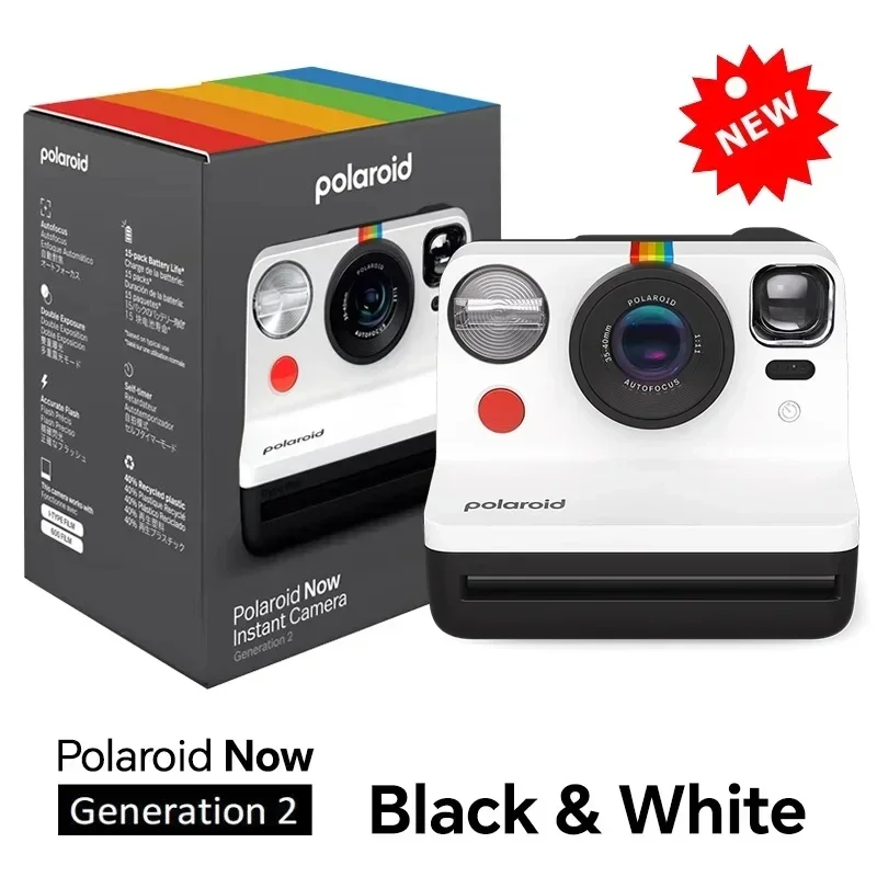 Polaroid Now+ 2nd Gen Instant Camera with Bluetooth App Control - Image 2