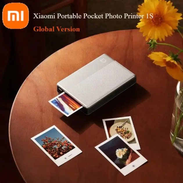 Xiaomi Pocket Photo Printer 1S Wireless Bluetooth Thermal AR